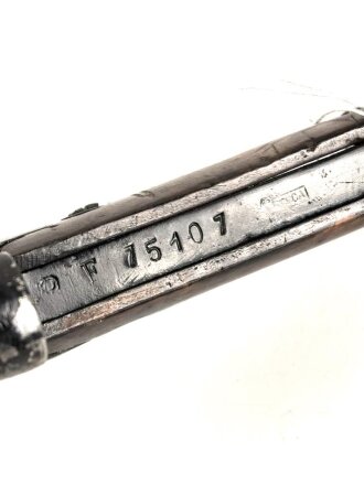 Italien, Seitengewehr Carcano Modell 1891/38. Ungereinigtes Stück, Scheide fehlt