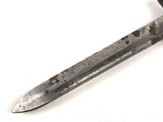 Italien, Seitengewehr Carcano Modell 1891/38. Ungereinigtes Stück, Scheide fehlt