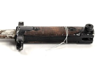 Italien, Seitengewehr Carcano Modell 1891/38. Ungereinigtes Stück, Scheide fehlt