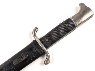 Feuerwehr III.Reich, Extraseitengewehr, nicht aufpflanzbar. Scheide Originallack