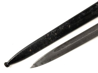 Feuerwehr III.Reich, Extraseitengewehr, nicht aufpflanzbar. Scheide Originallack