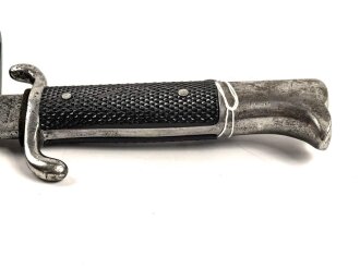 Feuerwehr III.Reich, Extraseitengewehr, nicht aufpflanzbar. Scheide Originallack