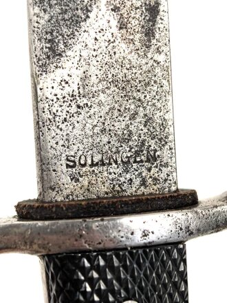 Feuerwehr III.Reich, Extraseitengewehr, nicht aufpflanzbar. Scheide Originallack