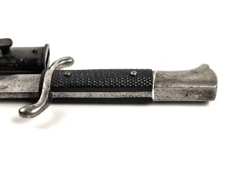 Feuerwehr III.Reich, Extraseitengewehr, nicht aufpflanzbar. Scheide Originallack