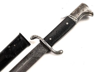 Feuerwehr III.Reich, Extraseitengewehr, nicht aufpflanzbar. Scheide Originallack