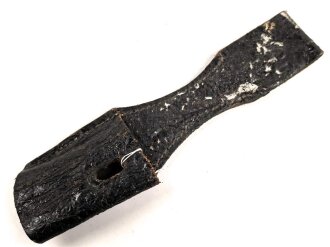 Lackleder Koppelschuh zum Extraseitengewehr KS98 der Wehrmacht.