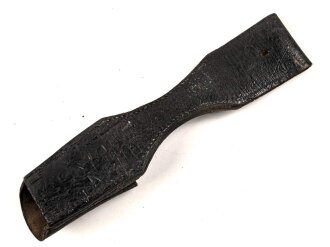 Lackleder Koppelschuh zum Extraseitengewehr KS98 der Wehrmacht.