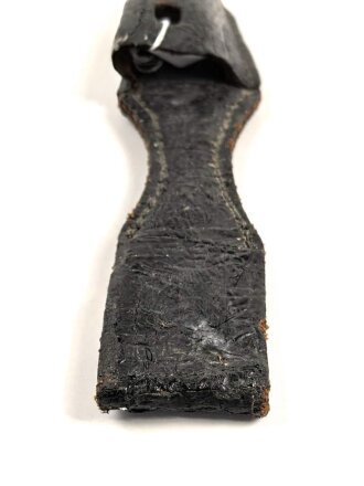 Lackleder Koppelschuh zum Extraseitengewehr KS98 der Wehrmacht.