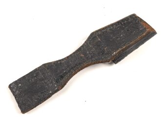 Lackleder Koppelschuh zum Extraseitengewehr KS98 der Wehrmacht.