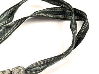 Troddel für Unteroffiziere der Wehrmacht, getragenes Stück