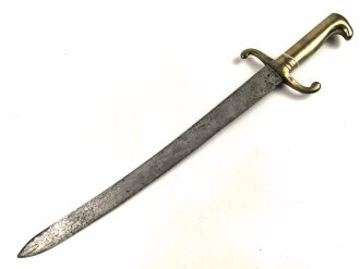 Preussen Kaiserreich, Faschinenmesser Modell 1864 U/M, Kammerstück, Klinge wackelt minimal