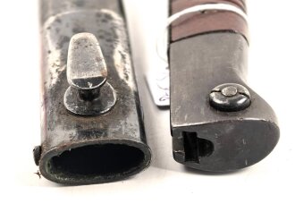 Seitengewehr M84/98 für k98 der Wehrmacht. Gebrauchtes Stück in gutem Gesamtzustand