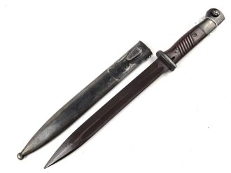 Seitengewehr M84/98 für k98 der Wehrmacht. Gebrauchtes Stück in gutem Gesamtzustand