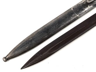 Seitengewehr M84/98 für k98 der Wehrmacht. Gebrauchtes Stück in gutem Gesamtzustand