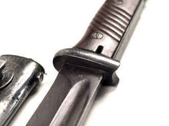 Seitengewehr M84/98 für k98 der Wehrmacht. Gebrauchtes Stück in gutem Gesamtzustand