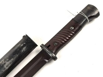 Seitengewehr M84/98 für k98 der Wehrmacht. Gebrauchtes Stück in gutem Gesamtzustand