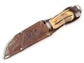 Deutschland nach 1945, jagdliches Messer " Bärentöter" , wohl für einen Jungen. Ungereinigtes Stück
