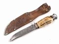 Deutschland nach 1945, jagdliches Messer " Bärentöter" , wohl für einen Jungen. Ungereinigtes Stück