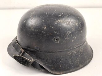 Stahlhelm Luftschutz, Hersteller Q64, Originallack,...