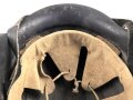 Stahlhelm Luftschutz, Hersteller Q64, Originallack, ungereinigtes Stück ohne emblem