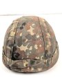 Stahlhelm Bundeswehr mit Flecktarnbezug. Kopfgrösse 57-61, gebraucht