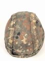 Stahlhelm Bundeswehr mit Flecktarnbezug. Kopfgrösse 57-61, gebraucht