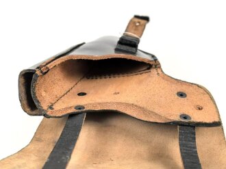 Bundeswehr, Pistolentasche 9mm Leder  P38, datiert 1967