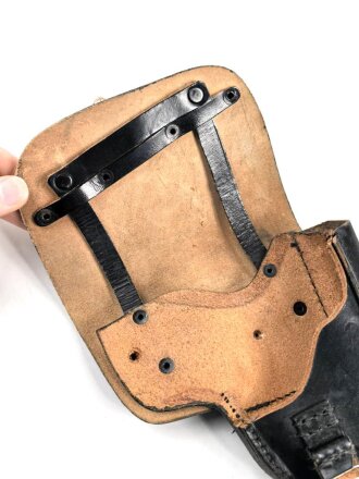 Bundeswehr, Pistolentasche 9mm Leder  P38, datiert 1967
