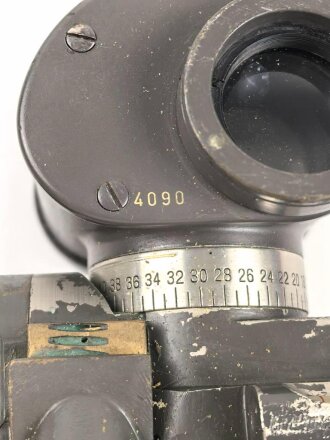 Schweden, Richtoptik für ein Geschütz, Hersteller " NIFE", datiert 1941. Gängig, klare Durchsicht