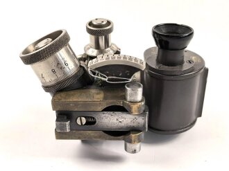 Schweden, Richtoptik für ein Geschütz, Hersteller " NIFE", datiert 1941. Gängig, klare Durchsicht