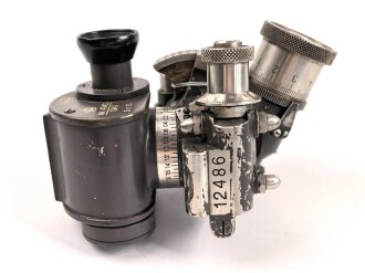 Schweden, Richtoptik für ein Geschütz, Hersteller " NIFE", datiert 1941. Gängig, klare Durchsicht