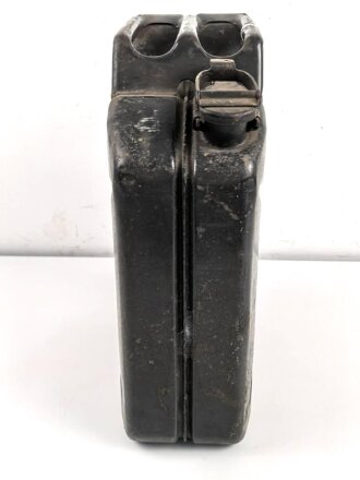 20 Liter Kraftstoff Kanister Wehrmacht, Hersteller rhs, datiert 1944. Leer, Originallack, ungereinigt, KEIN VERSAND NACH ÜBERSEE