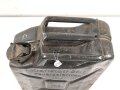 20 Liter Kraftstoff Kanister Wehrmacht, Hersteller rhs, datiert 1944. Leer, Originallack, ungereinigt, KEIN VERSAND NACH ÜBERSEE