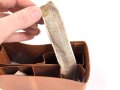 Einschub / Unterteilung für  Koppeltasche rechts für Sanitätspersonal der Wehrmacht. Guter Zustand