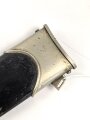 Scheide für einen SS Dienstdolch Modell 1936  " Kettendolch" Eiserne Scheide mit Nickelbeschlägen. Guter Gesamtzustand, ungereinigtes Stück