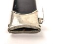 Scheide für einen SS Dienstdolch Modell 1936  " Kettendolch" Eiserne Scheide mit Nickelbeschlägen. Guter Gesamtzustand, ungereinigtes Stück
