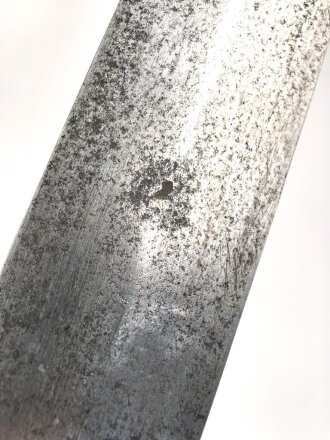 Klinge für einen SS Dienstdolch Modell 1933. Hersteller RZM 1052/38. Verputztes Stück