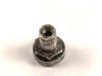 Kopfschraube für einen Dienstdolch SA / SS oder NSKK ,  Aluminium. Original ?