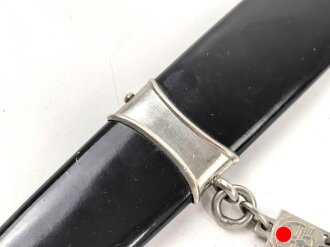 Scheide für einen NSKK Dienstdolch Modell 1936  " Kettendolch" Eiserne Scheide mund Kettenglieder. Guter Gesamtzustand, ungereinigtes Stück vom Hersteller M5/8 Assmann
