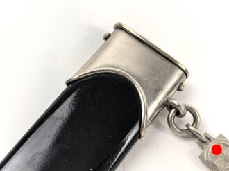 Scheide für einen NSKK Dienstdolch Modell 1936  " Kettendolch" Eiserne Scheide mund Kettenglieder. Guter Gesamtzustand, ungereinigtes Stück vom Hersteller M5/8 Assmann