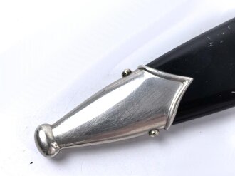 Scheide für einen NSKK Dienstdolch Modell 1936  " Kettendolch" Eiserne Scheide mund Kettenglieder. Guter Gesamtzustand, ungereinigtes Stück vom Hersteller M5/8 Assmann