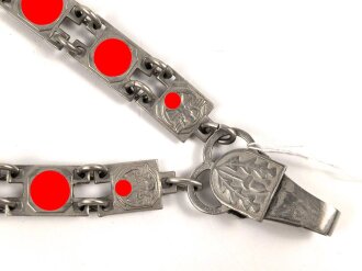 Scheide für einen NSKK Dienstdolch Modell 1936  " Kettendolch" Eiserne Scheide mund Kettenglieder. Guter Gesamtzustand, ungereinigtes Stück vom Hersteller M5/8 Assmann