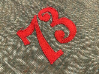 1. Weltkrieg, Überzug für eine Pickelhaube Landwehr Infanterie Regiment 73. Sehr guter Zustand