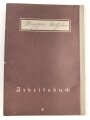 Arbeitsbuch eines Selbstständigen Installateur aus Esslingen am N., datiert 1940