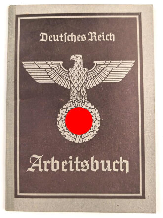 Arbeitsbuch eines Bankangestellten Lehrlings aus Echterdingen, datiert 1938