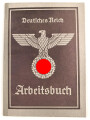 Arbeitsbuch eines Bankangestellten Lehrlings aus Echterdingen, datiert 1938
