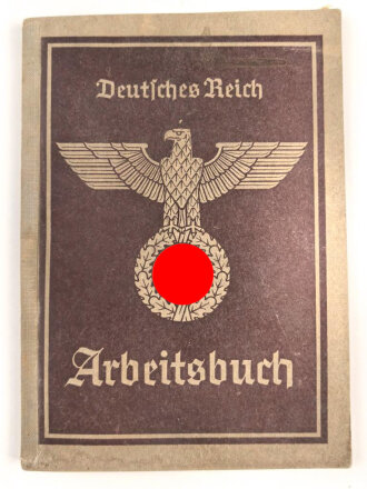 Arbeitsbuch eines Hilfsarbeiters aus Waiblingen, war mal...