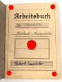 Arbeitsbuch eines Hilfsarbeiters aus Waiblingen, war mal feucht