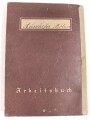 Arbeitsbuch eines Hilfsarbeiters aus Waiblingen, war mal feucht