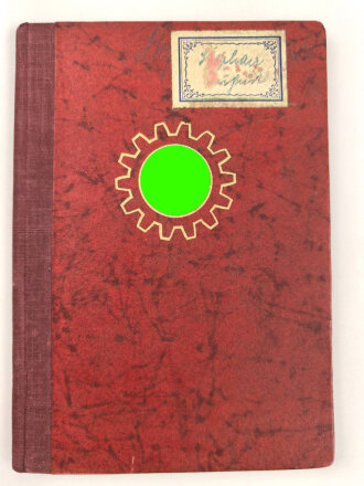 Deutsche Arbeitsfront Mitgliedsbuch eines...